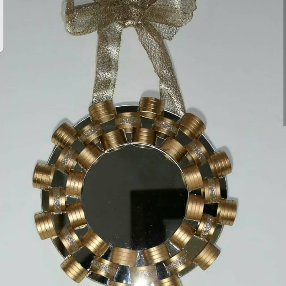Handmade home decor mirror